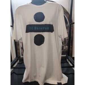 ED SHEERAN Divide Concert Tour T-SHIRT Adult X-Large 100% cotton official